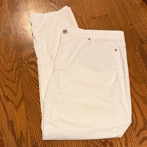 J Jill live in chino white 5 pocket pants - size 16